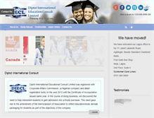 Tablet Screenshot of diptotinternationalconsult.com